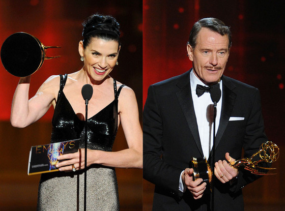 Julianna Margulies, Bryan Cranston, Emmy Awards 2014 Show Julianna Margulies, Bryan Cranston, Emmy Awards 2014 Show
